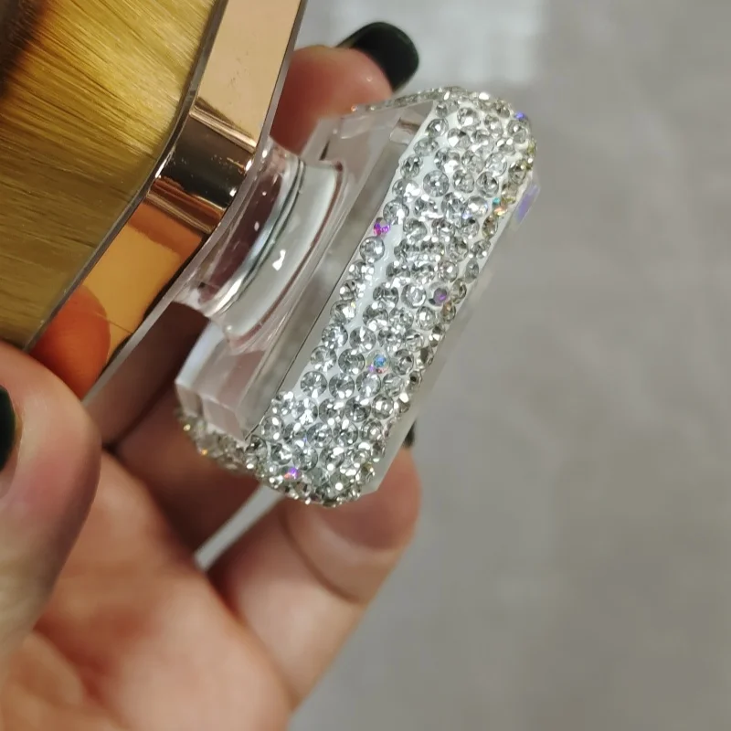 Leichte Luxus multifunktion ale Kunststoff Make-up Pinsel künstliche Diamant Reise tragbare Rouge Pinsel Foundation Pinsel Nagel Staub bru