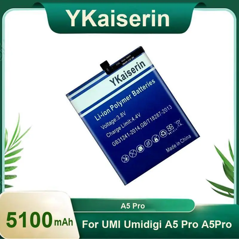 

For Umi Umidigi A5 Pro A5pro High-Performance Hardwearing Mobile Phone Battery 5100Mah