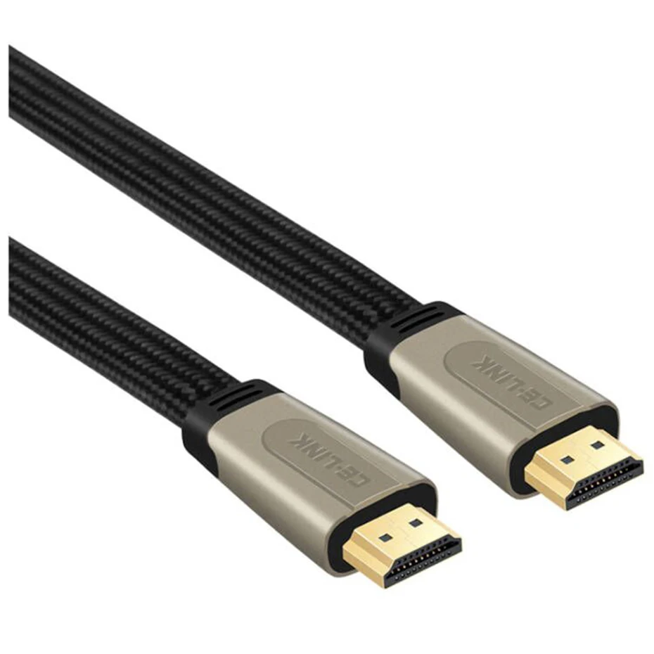 Kabel Premium HDMI 2.0 Bardzo długi płaski kabel HDMI 8M/12M/1M 4K 60Hz HDR Kabel HDMI ze stopu cynku do PS5 Xbox Apple TV PC HDTV PS4