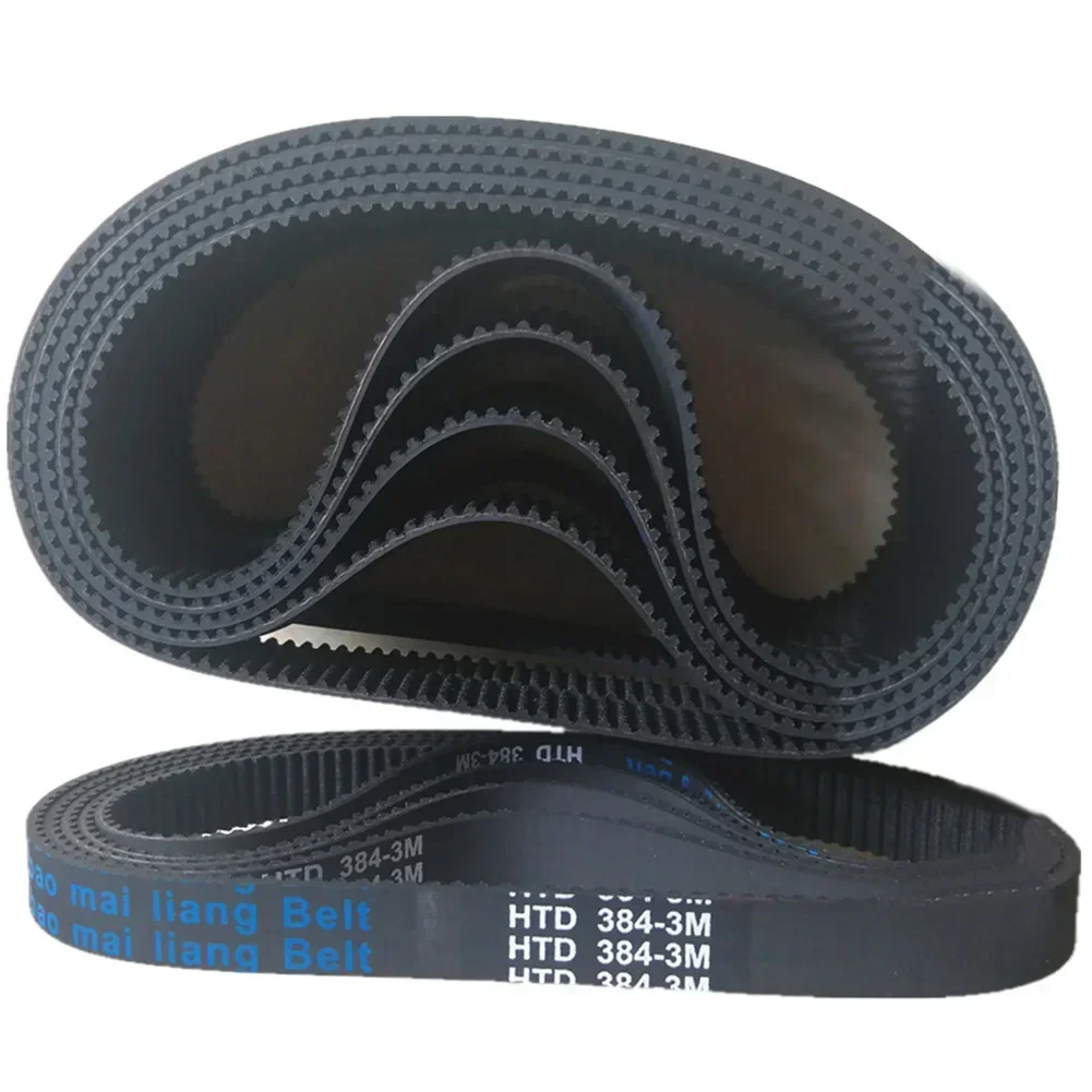 1pc Electric Scooter Drive Belt HTD 384-3M-12 Synchronous Belt 3m-384-12 Transmission Belts Scooters Bike Parts Accessories