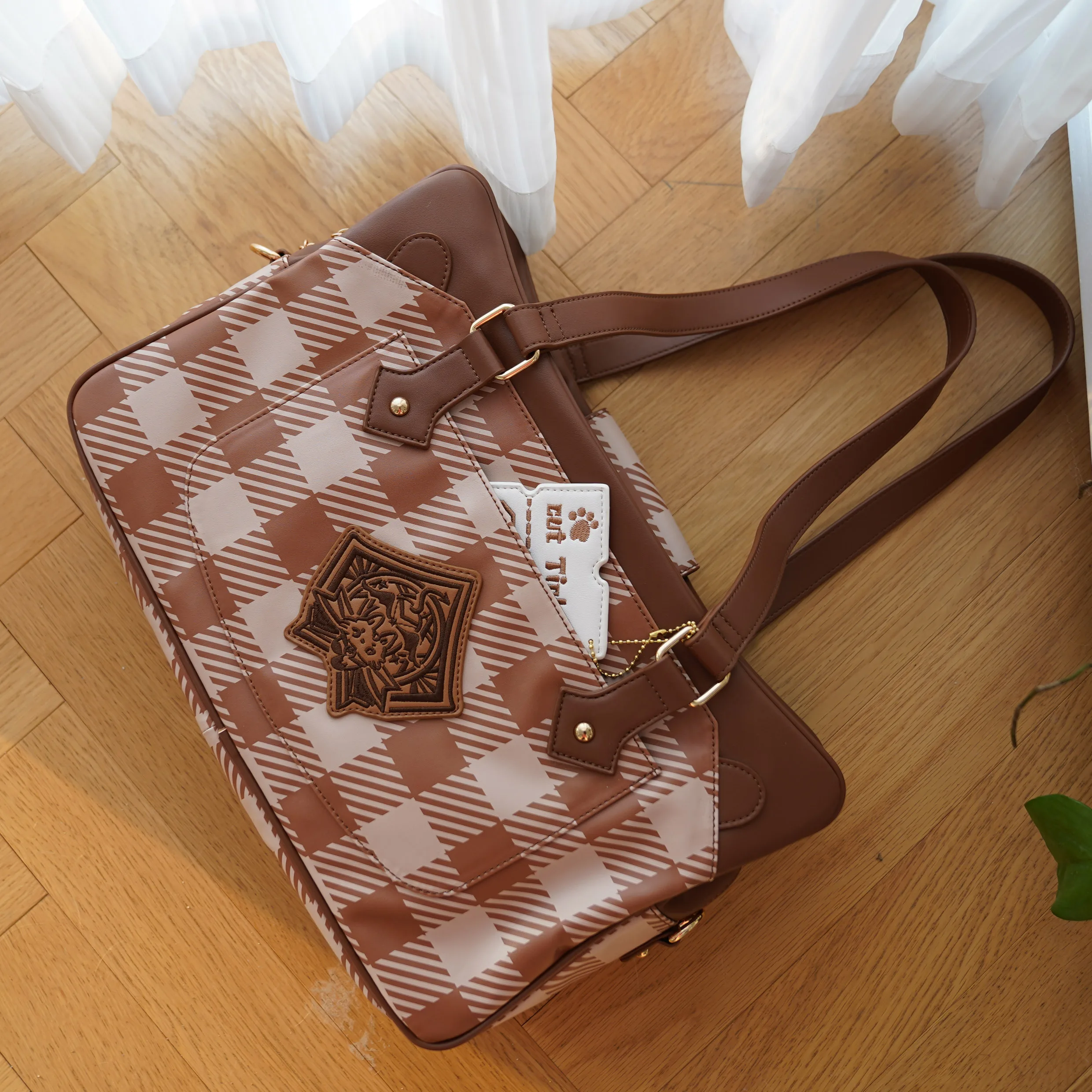 

Japanese Original Cute Cat Lolita Handbag Women's College Wind Large-capacity Uniform Jk Shoulder Oblique Span Bag Ltabag Female