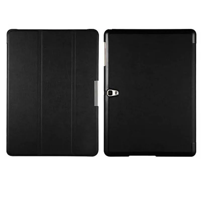 Adequado para Samsung Tab S capa de couro plana de 10,5 polegadas T800 T805C capa de proteção para dormir com tensão tripla dobrável