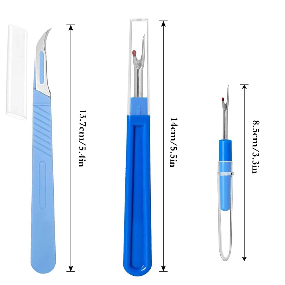 5/3PCS Small and Large Seam Ripper Kits with Stitch Ripper Seam Cutters Thread Remover Tool for Clothes Crafting Embroidery