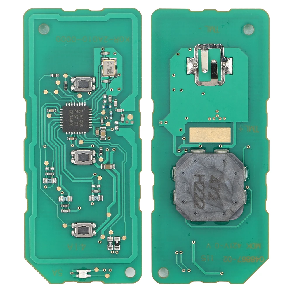 Dahai-mando a distancia para motocicleta Honda, llave inteligente sin llave, 3 botones, Chip ID47, FSK433 MHz, 35111-KOR-V02