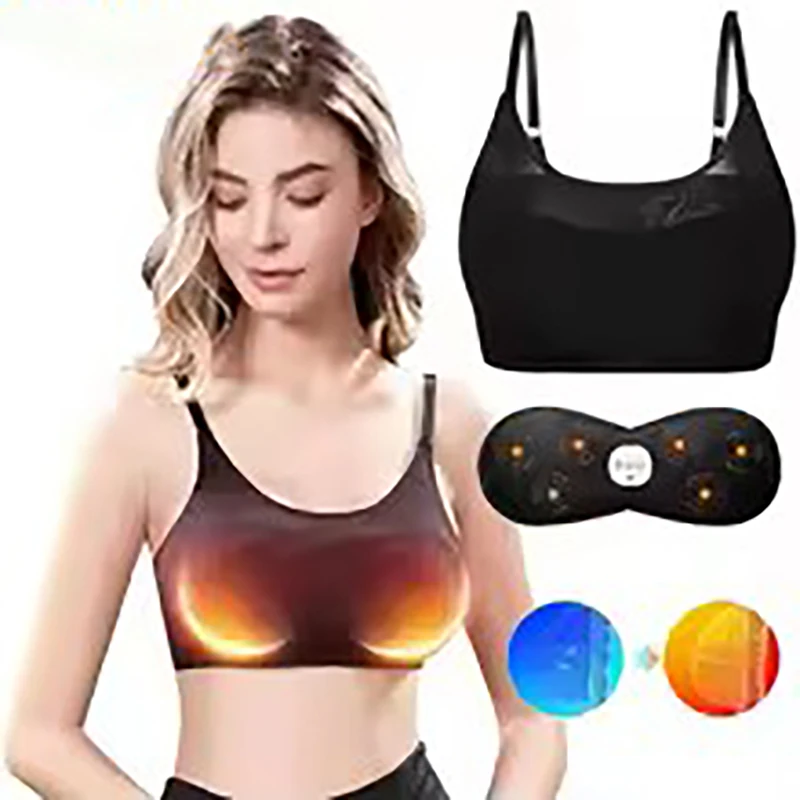 

Electric Breast Expansion Massage Bra Infrared Heating Stimulator Anti Sagging Washable Stres Care Vibratio Tetta Anti-cellulite