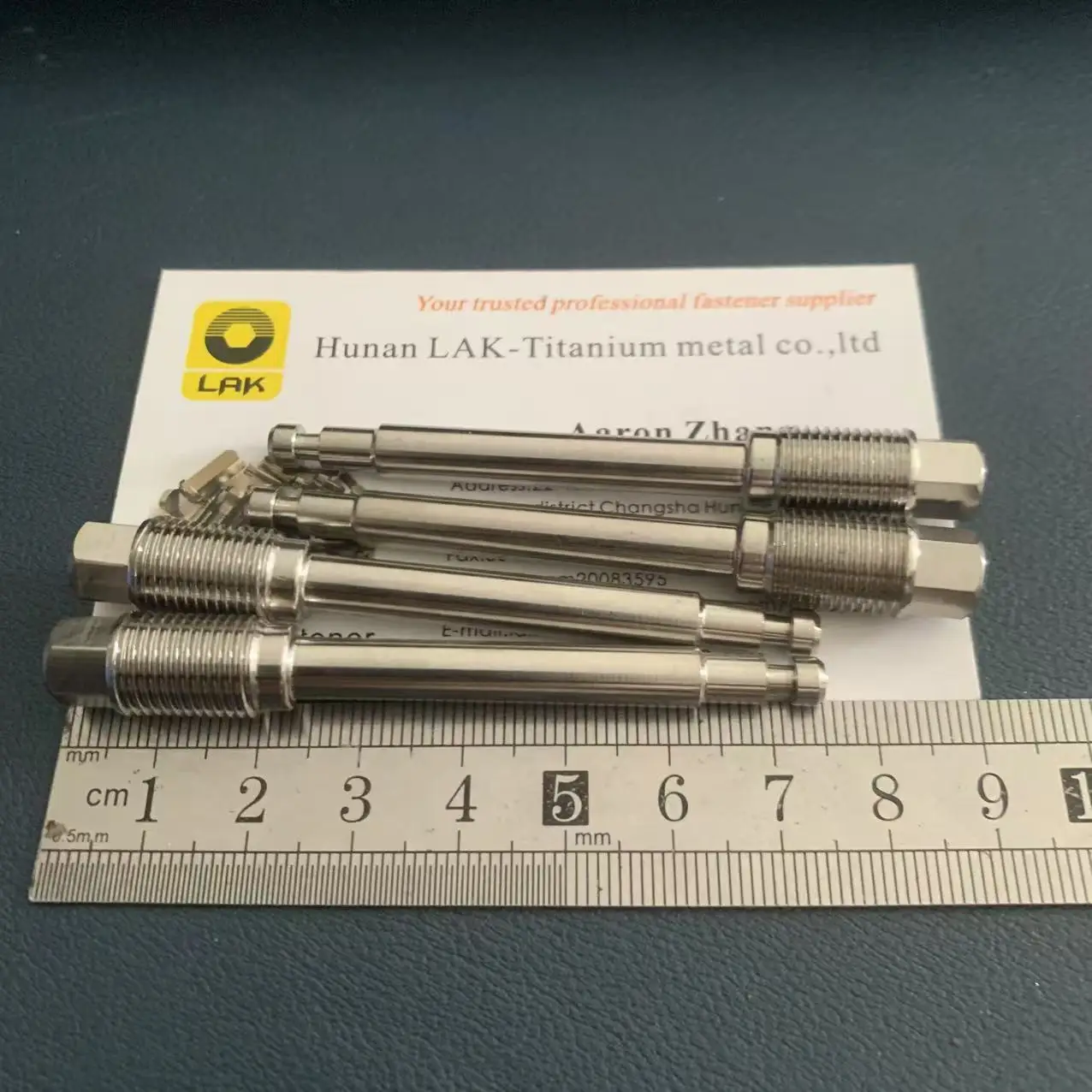 M10x1.0x61 68 74 Gr5 رأس سداسي عمود/دبوس من التيتانيوم لفرامل المحرك #4