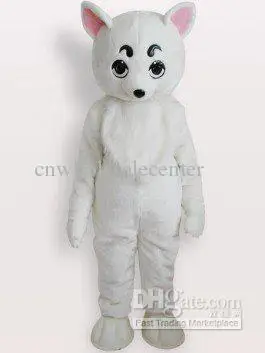 

New Adult Hot Sale Foam Cute White Little Bear Fancy Cartoon Mascot Costume Plush Christmas Fancy Dress Halloween Mascot Costume