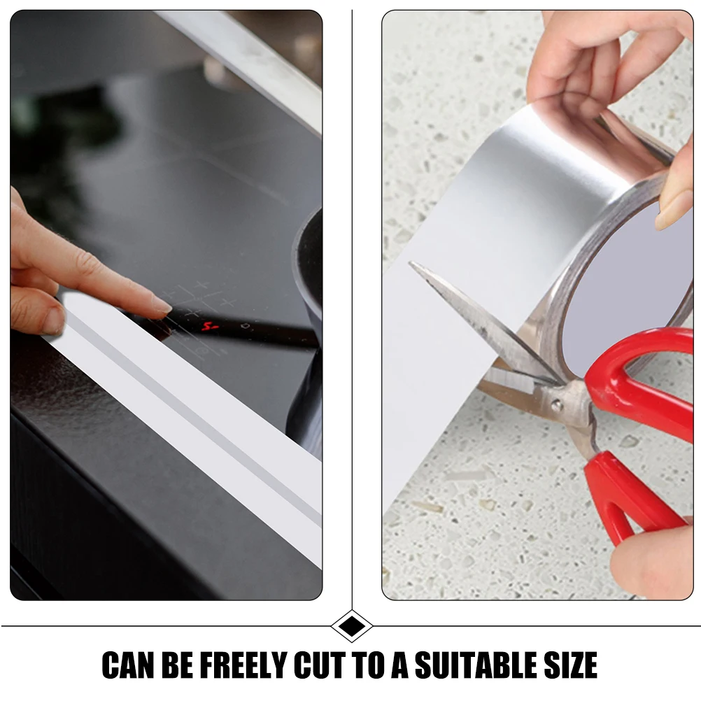 

1 Roll Heat Resistant Insulation Seal Strong Foil Tape Adhesive for Aluminum Foil Tape Roll Repair Home Office Factory