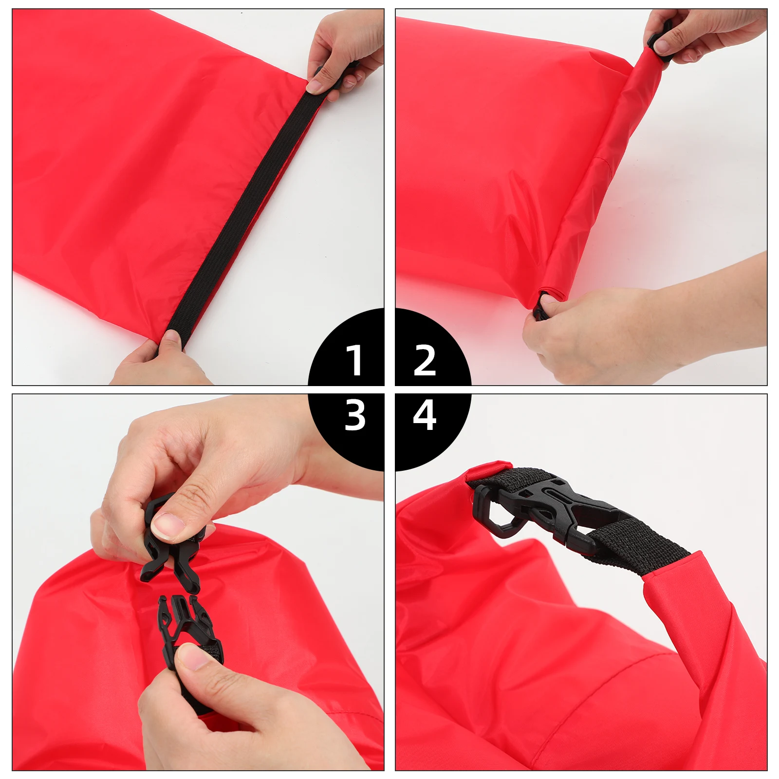 

Compression Dry Sack 15L Waterproof Bag for Kayak Canoe Rafting Lightweight Durable Compression Sack Waterproof Dry Bag