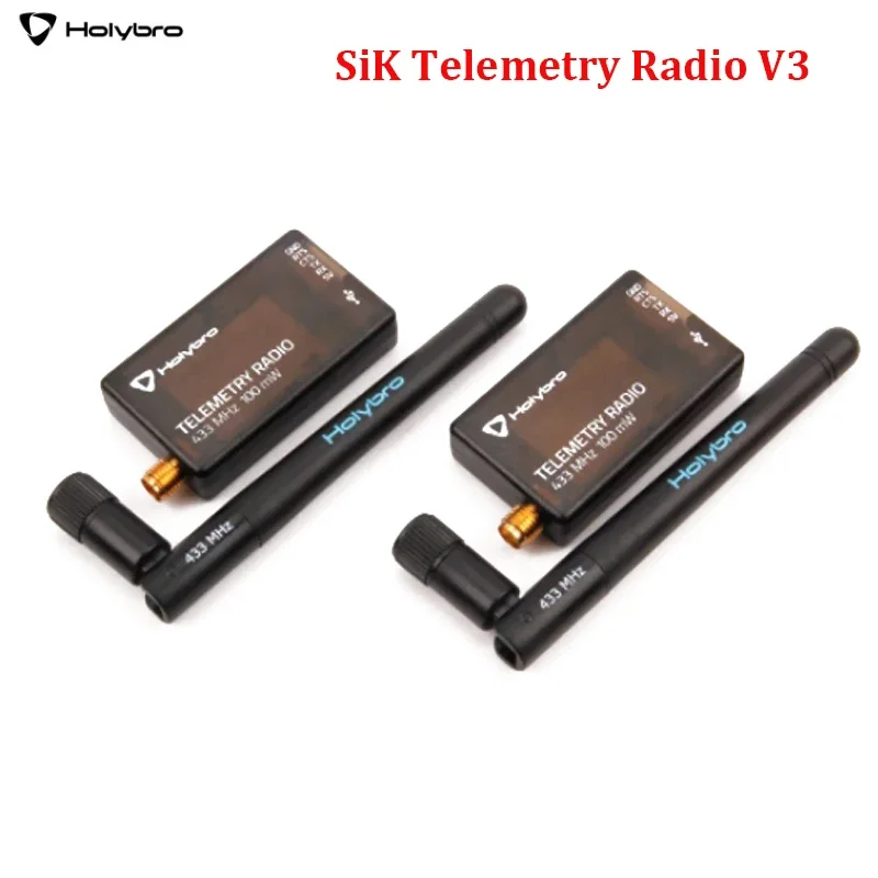 

HolyBro SiK Telemetry Radio V3 100mW 500mW 433MHZ 915MHZ for APM Pixhawk Radiolink MINI PIX RC Drone Flight Controller
