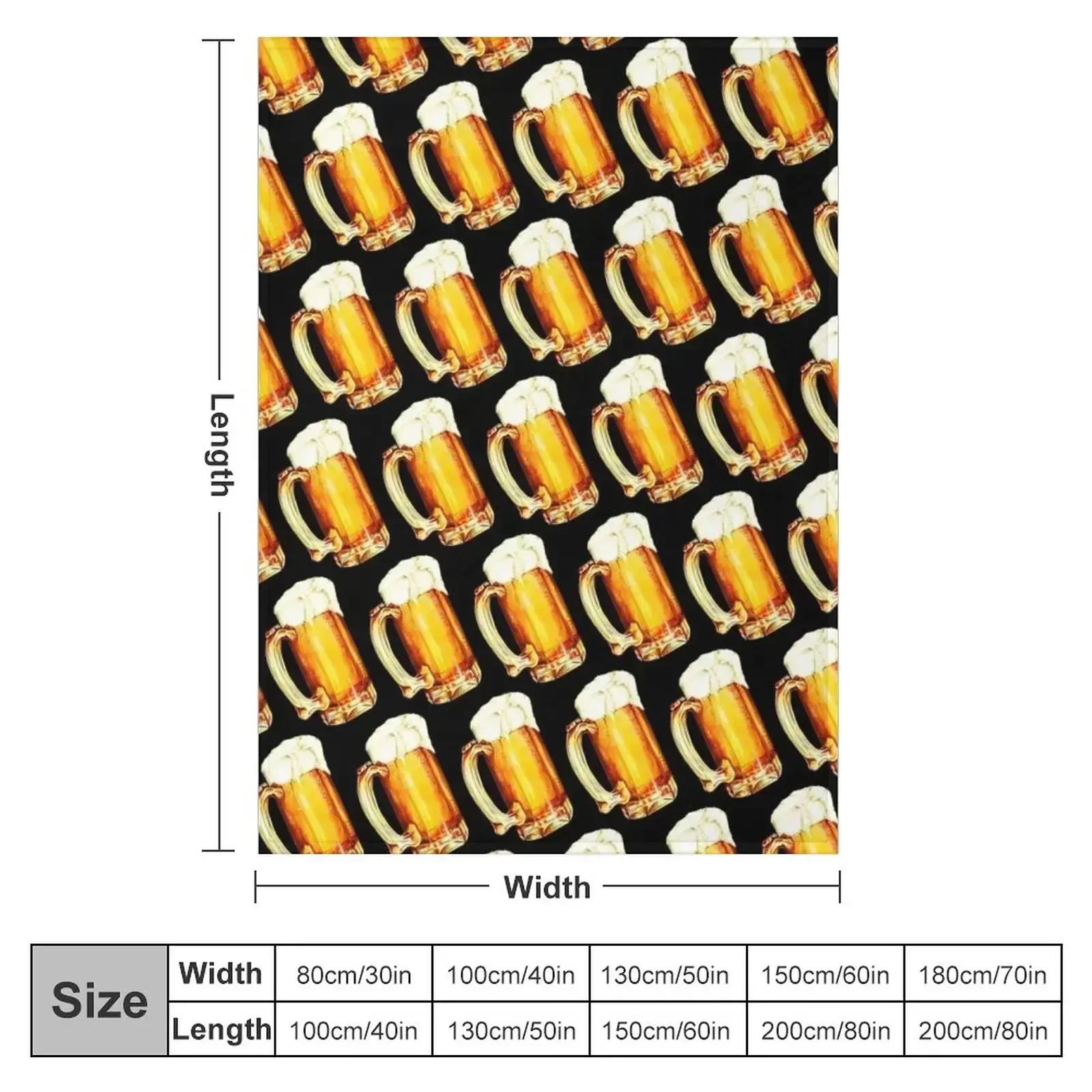 Bier Pattern Throw Blanket Cute wednesday For Decorative Sofa Fashion Sofas Blankets