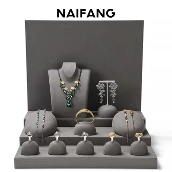 Light luxury jewelry display rack necklace earring ring jewelry stage window counter luxury jewelry display rack