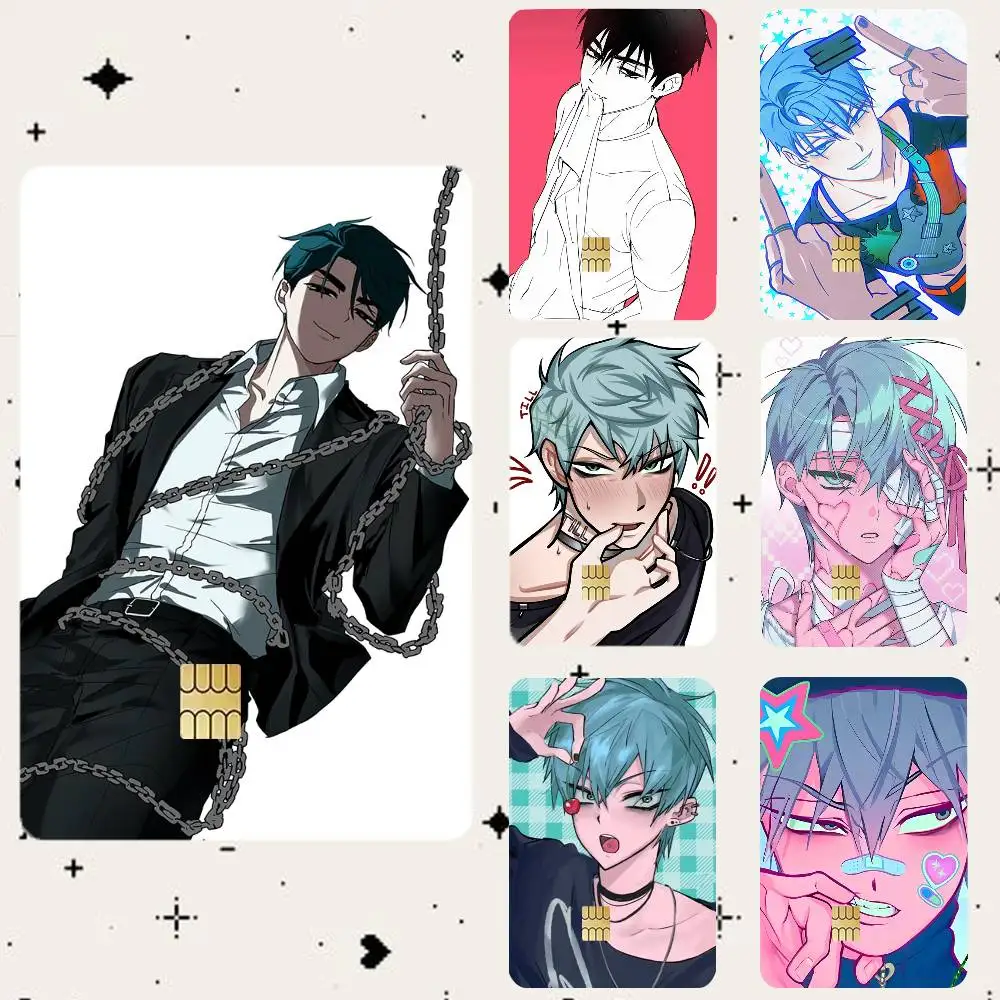 A-Alien S-Stage Ivan Till  HD Waterproof Card Skins Protective Stickers for Credit Bank Game Cards