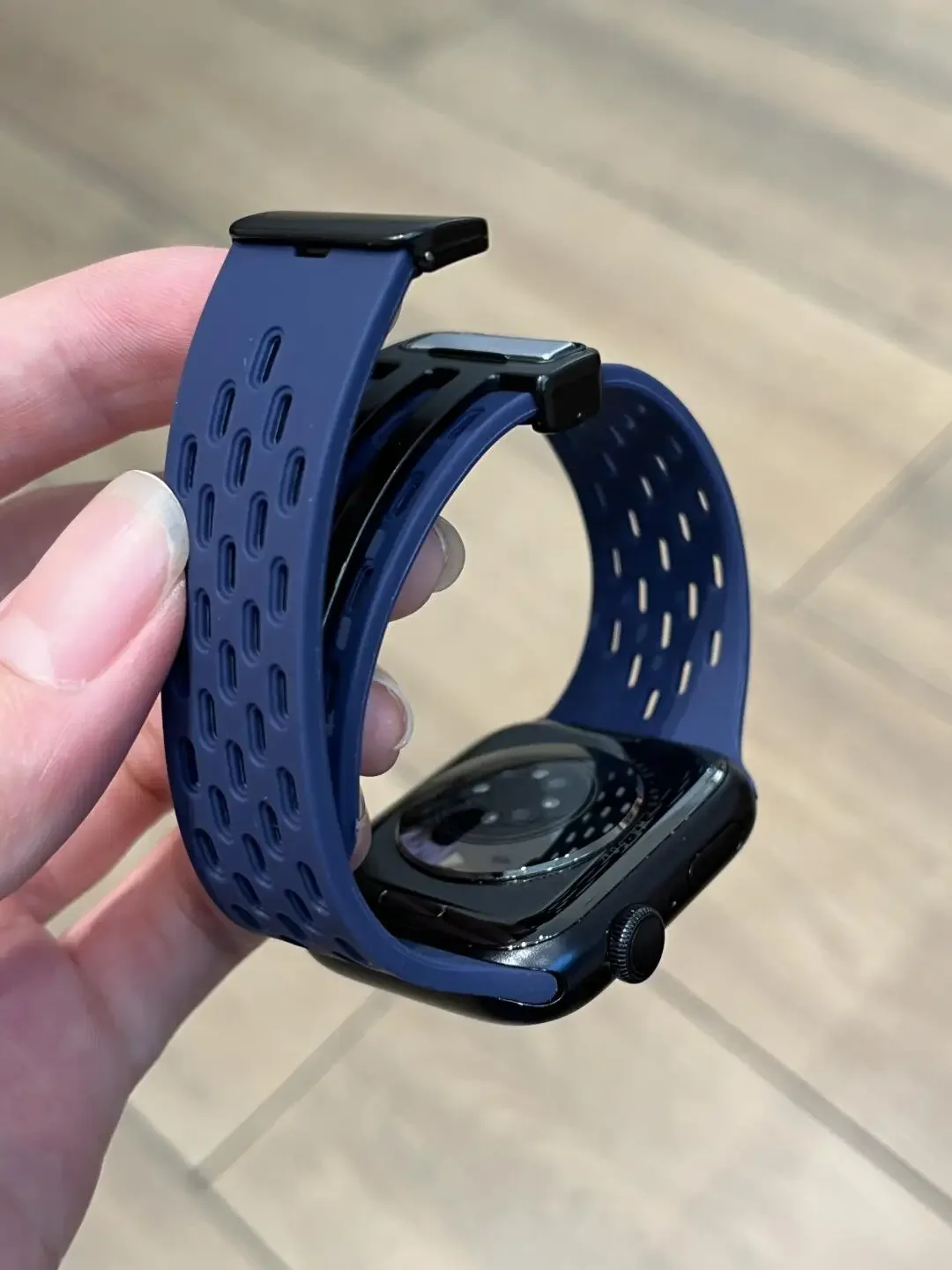 

New silicone Band Compatible with Apple Watch Correa for men Sport 38mm 40mm 41mm 42mm 44mm 45mm 49mm , Strap for IWatch