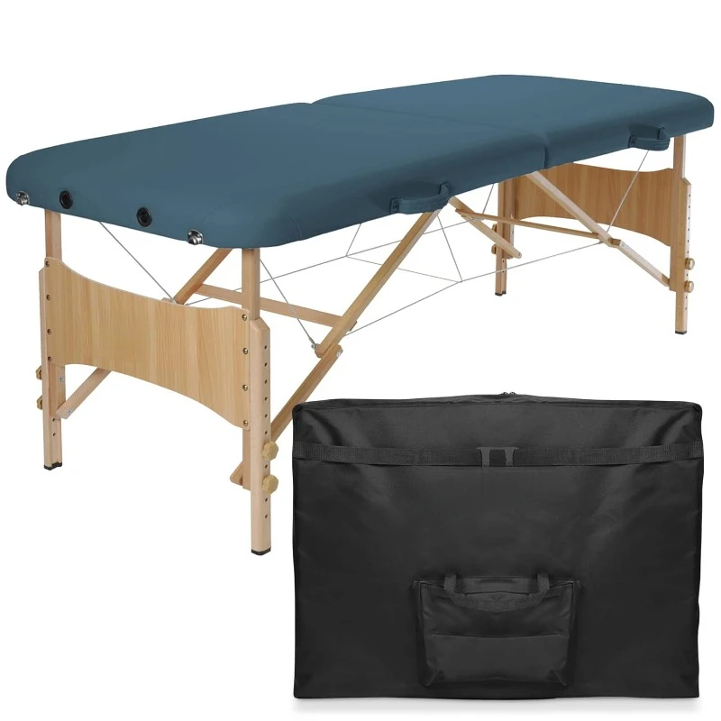 Basic Portable Folding Massage Table - Blue