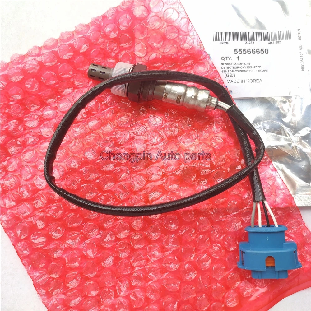 Sensor de oxígeno con sonda Lambda para coche, accesorio de medición de O2 OEM #55566650 55566648 para Chevrolet, Trax, Aevo, Cruze, Sonic, Orlando, Opel, Astra, Zafira, CORSA, OMEGA, SIGNUM