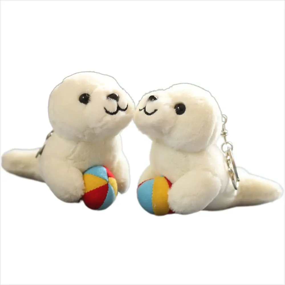 Porte-clés dauphin Animal marin, série océan, pendentif sceau de baleine tueuse, dessin animé, baleine mignonne en peluche, pendentif de sac à dos