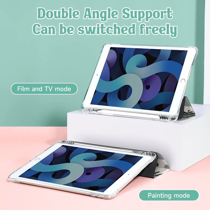 Spaceman Case For iPad 9th/ 8th/ 7th Generation 10.2 inch Case,For MiNi 4/5/6 Cover,with Pencil Holder,Auto Wake/Sleep Cover