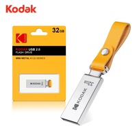 Kodak metal USB flash drive, 32GB/64GB/128GB USB 2.0, portable car music USB storage drive, suitable for business and office use