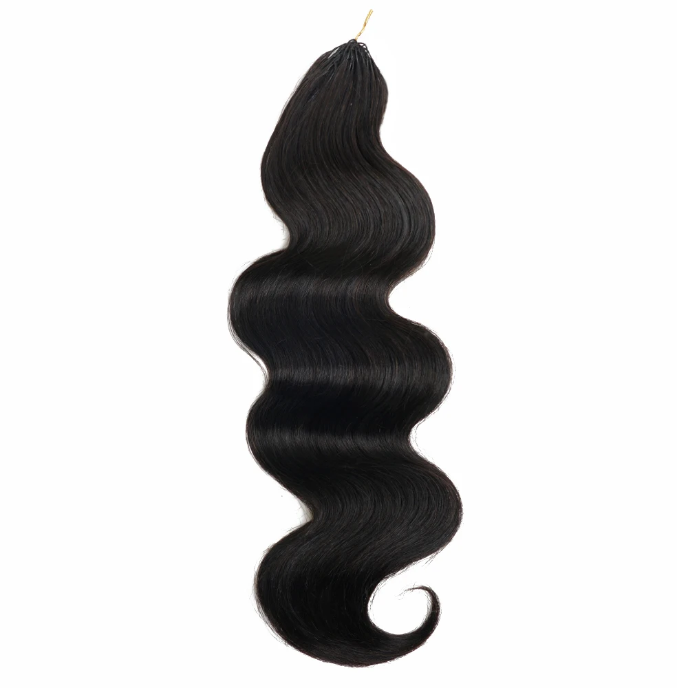 Miracle Knots Feather Crochet Extension Body Wave 100% Remy Human Hair Almac Hair 50Strands/Piece Invisible Reusable