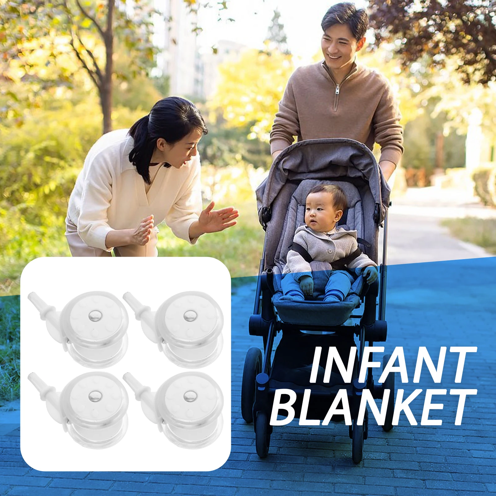 4 Pcs Baby Walker Wheels Replacement Swivel Casters White Universal Compatibility Smooth Safe Easy Installation