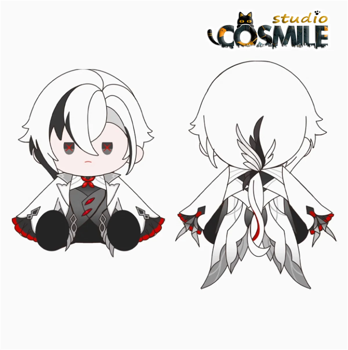 Genshin Impact Peruere  Sigurルри Utilizcoーレ Nakon Allahjino hij Knave Fatui Gevulde Plushie 40cm Pluche Zittende Pop Lichaamskleding Cadeau MT May