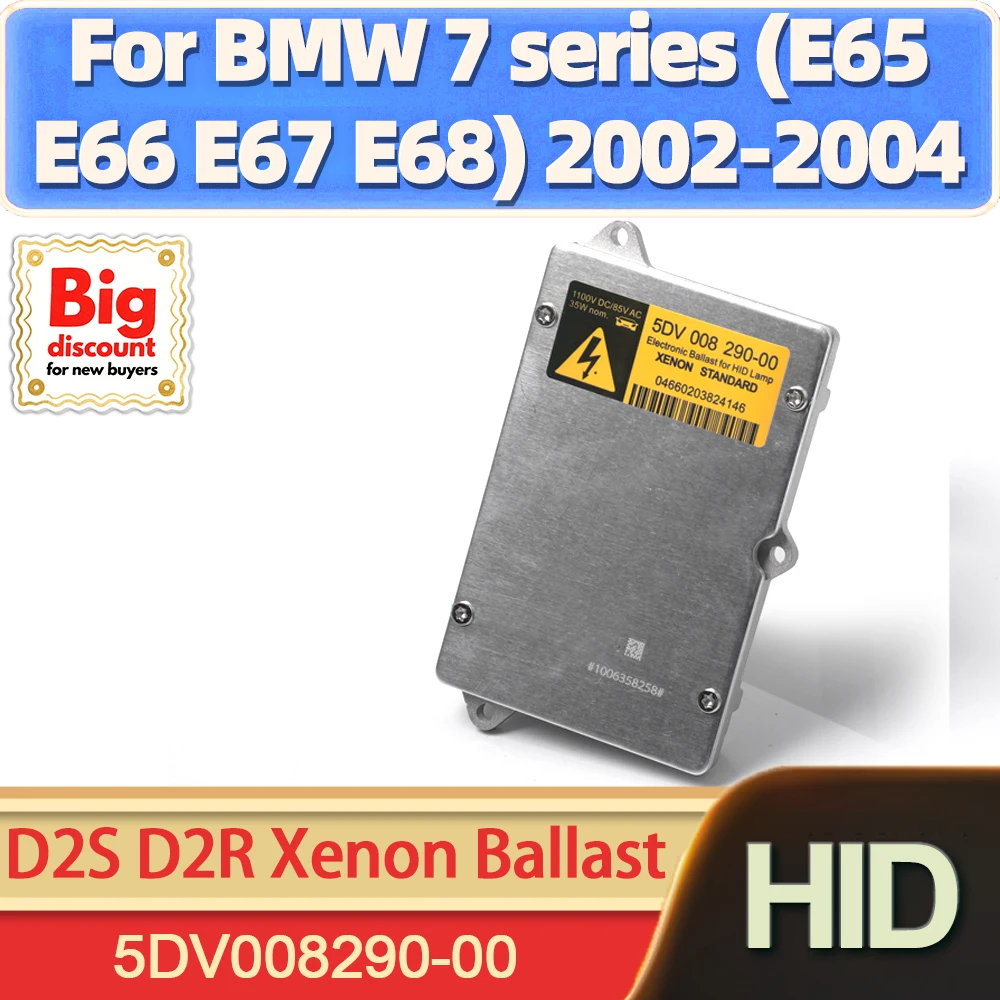 

TEENRAM 1X HID Xenon Headlight Ballast Control Unit Module OEM 5DV008290-00 D2S D2R For BMW 7 series (E65 E66 E67 E68) 2002-2004