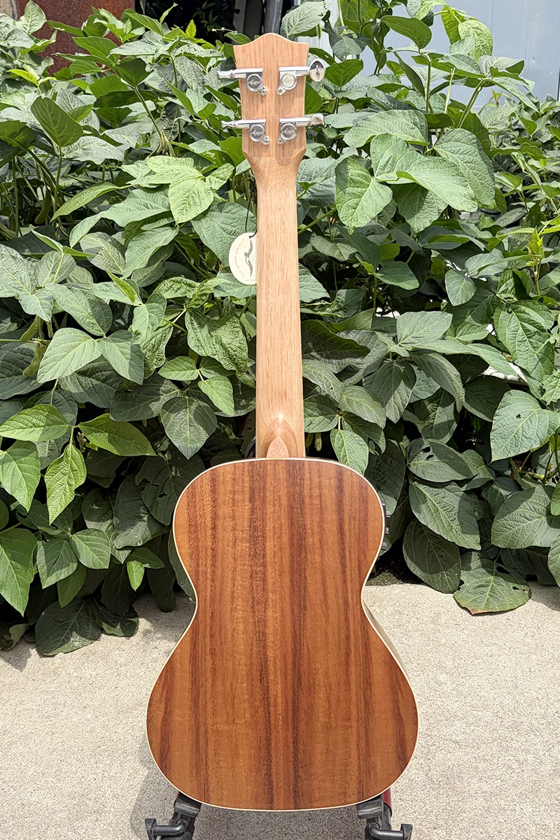 Tenor Ukulele Koa String Instrument With Pickup 26 Inch For Music Lovers Beginner Hobbyist