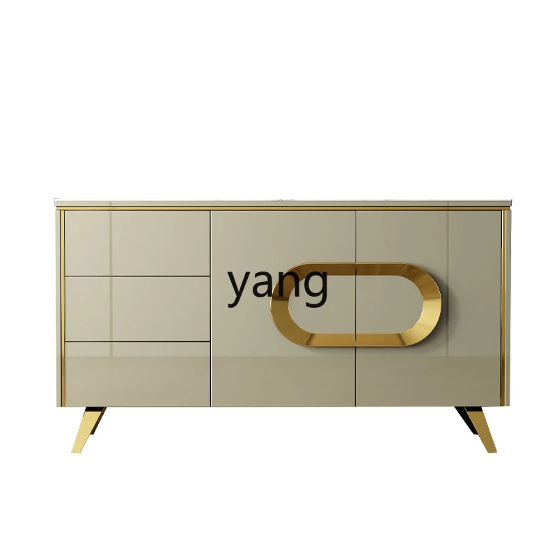 

yjq Light Luxury High-End Entrance Modern Minimalist Living Room Decorative Sideboard Cabinet