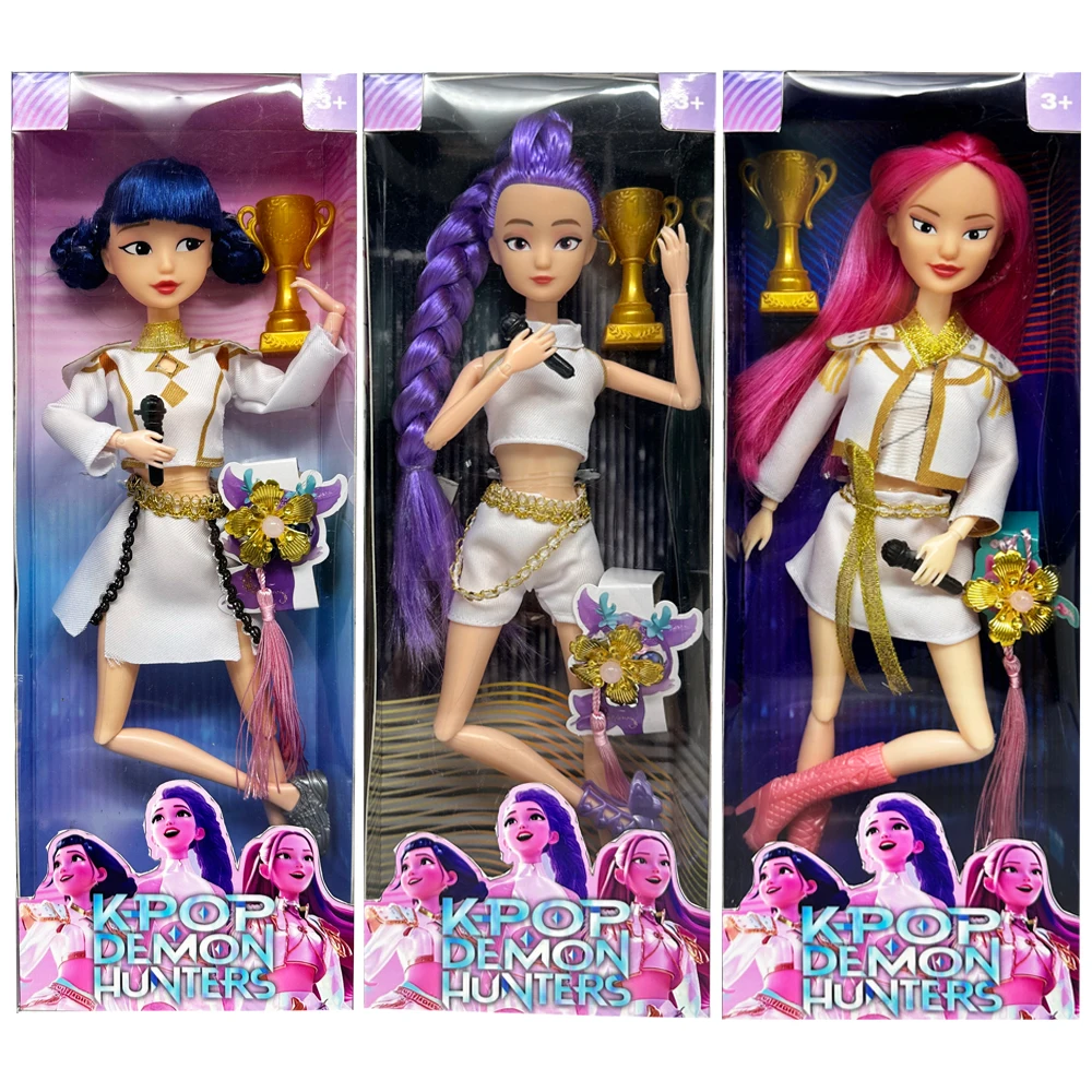 ألعاب الدمى الساخنة Kpop شيطان الصيادين عمل الشكل رومي ميرا زوي الأميرة الجميلة لتقوم بها بنفسك لعبة بلاستيكية للفتيات #5