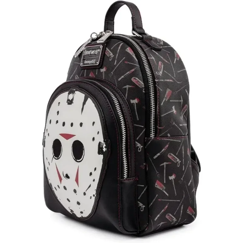 Loungefly Friday Jason Mask The 13th Womens Double Strap Shoulder Bag Purse Mini Backpacks