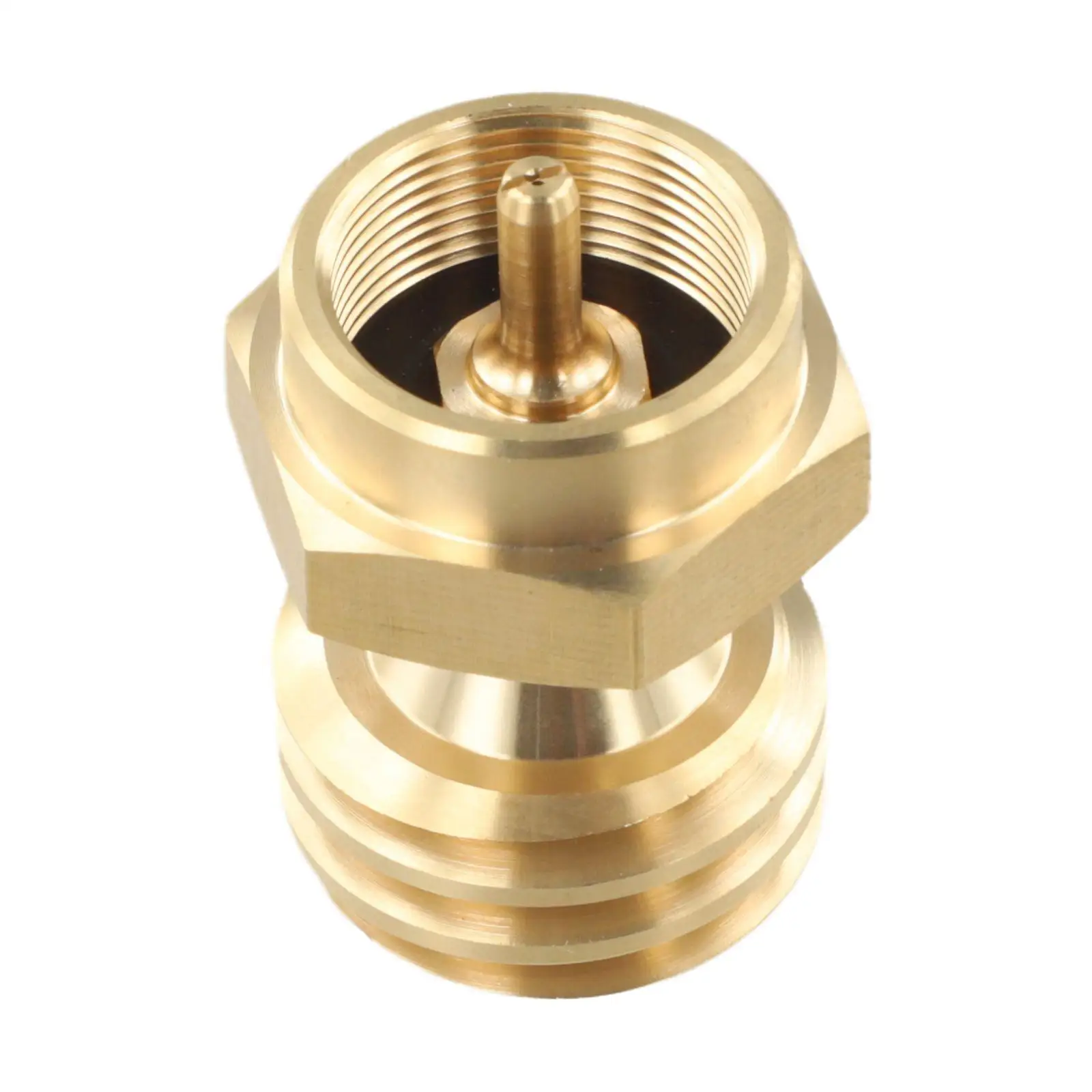 

Propane Tank Adapter Hook Up 1lb to 20lb Converter for Small Propane Tanks Compatible with Outdoor Cooking Appliances