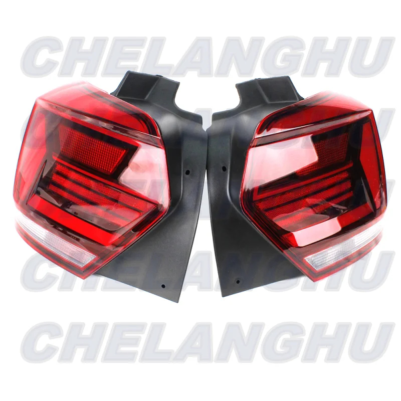 For VW Polo 2018 2019 2020 2021 2022 2023 Pair Left+Right Tail Light Rear Brake Lamp Without Bulbs 2G0945095 2G0945096B