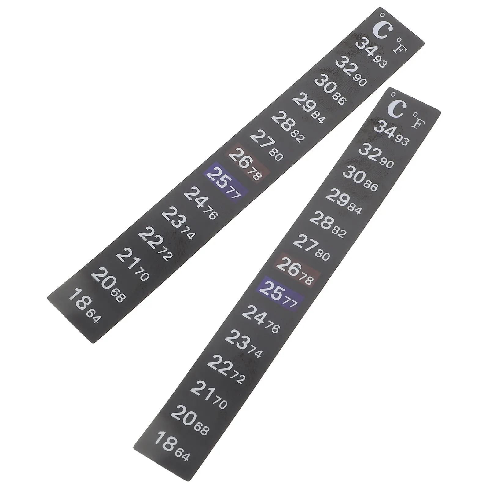 2 قطعة ملصق ميزان الحرارة الرقمي شرائط درجة الحرارة عالية الدقة لاختبار جرة التخمير تخمير تصميم عملي آمن