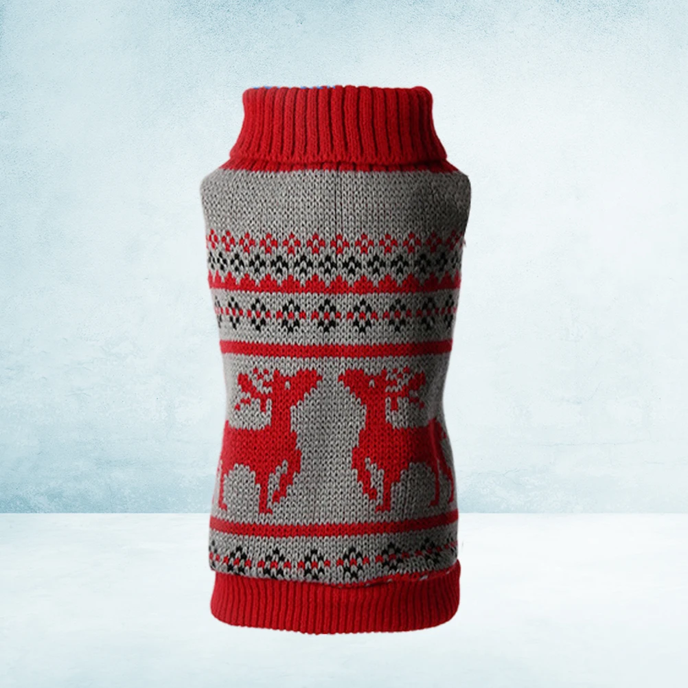 

Pet Sweater Clothes for Small Dogs Puppy Holiday Sweaters Party Costume Clothing