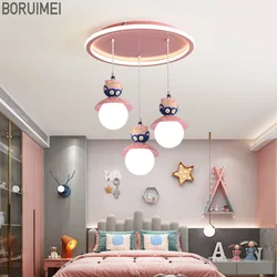 Children Bedroom Ceiling Lighting Pink Blue Living Room Study Lamps Home Decorations Indoor Lighting Cute Kids Luminaria Bedroom