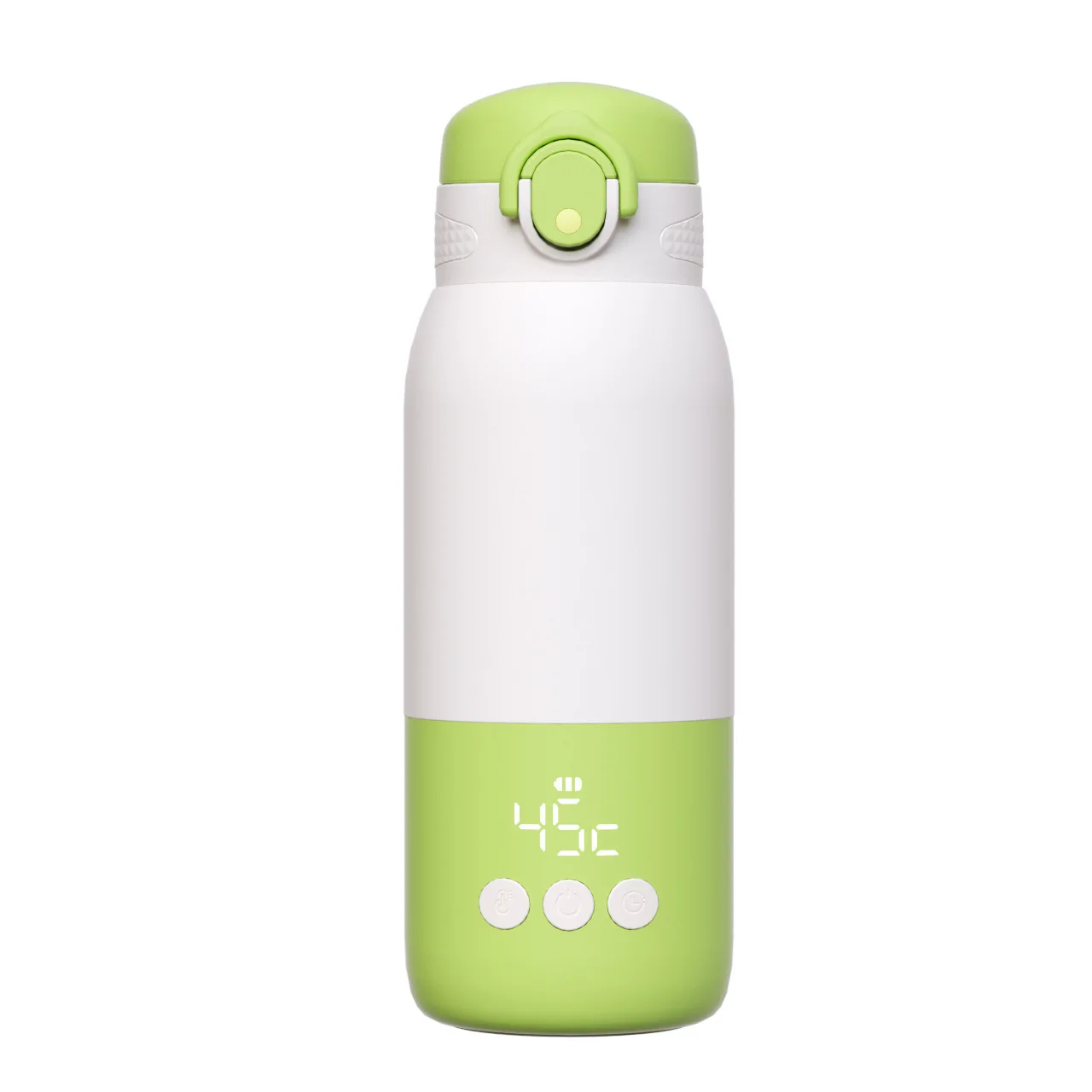 

Portable Wireless Baby Milk Warmer 340ml 11400mAh Type-C Fast Charge 2min Quick Heat 14 Temp Levels Travel Outdoor Safe