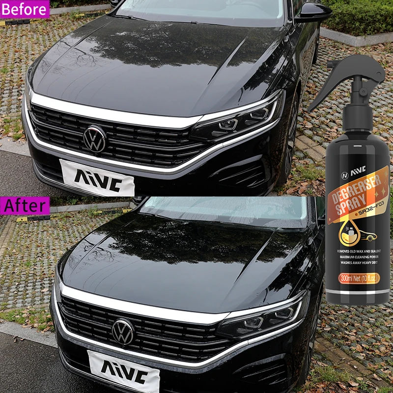 Car Degreaser Spray Old Wax Removal AIVC 300ML Stain Grease Plastic Paint Care Cleaner Before Ceramic Coating Car Wash Detailing