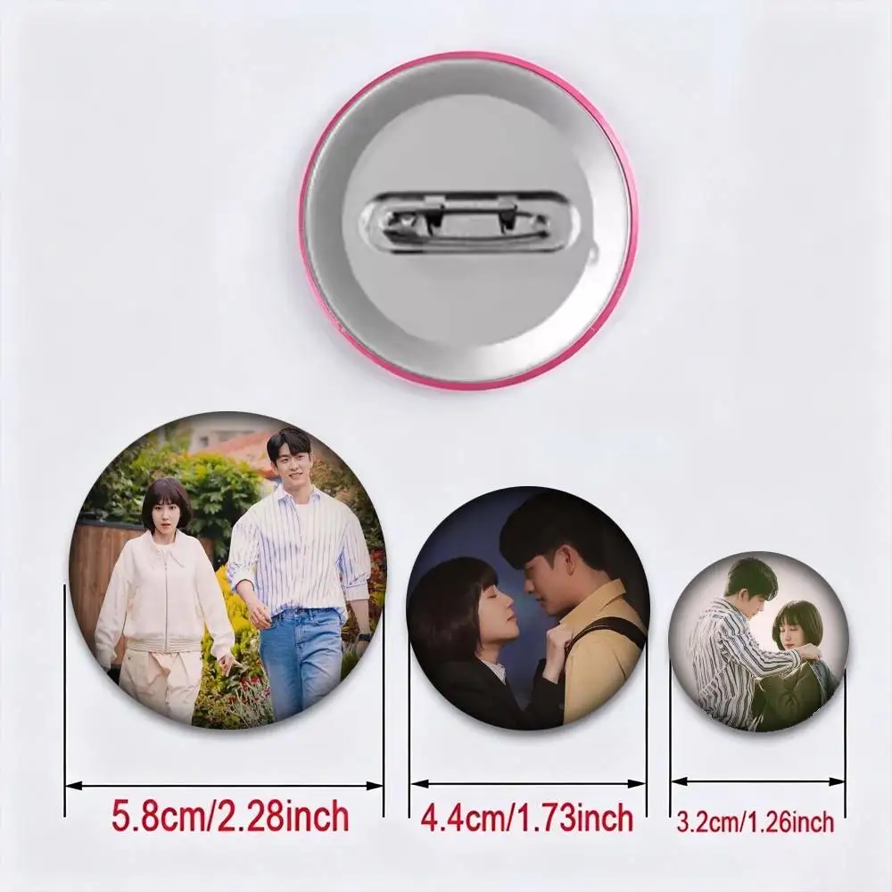 K-drama Extraordinary Attorney Woo 25 32 44 58 75mm Badges Personalized Round Brooches Pins Accessory Gift