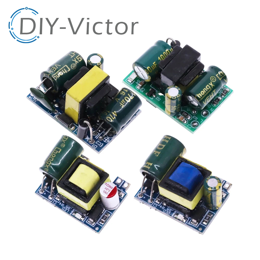 AC-DC 3.3V/5V/12V Precyzyjna przetwornica obniżająca napięcie AC 220v do 5v DC Moduł zasilacza transformatorowego 1A 12W