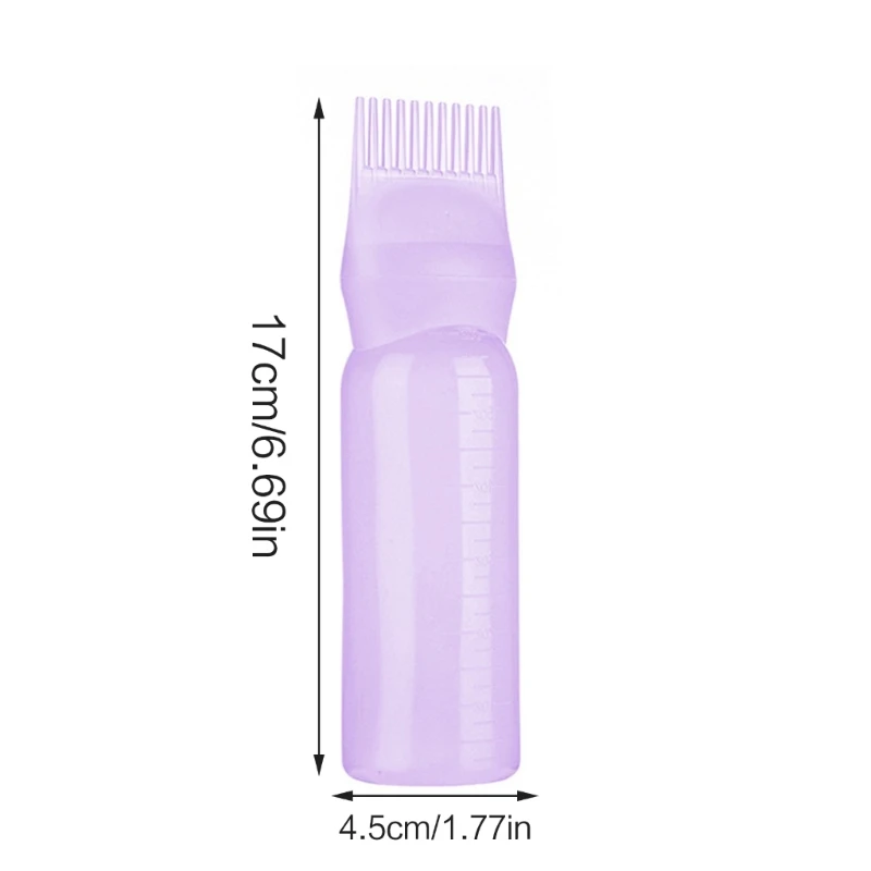 Botella aplicadora para tinte para cabello, cepillo aplicador recargable para peluquería, envío directo
