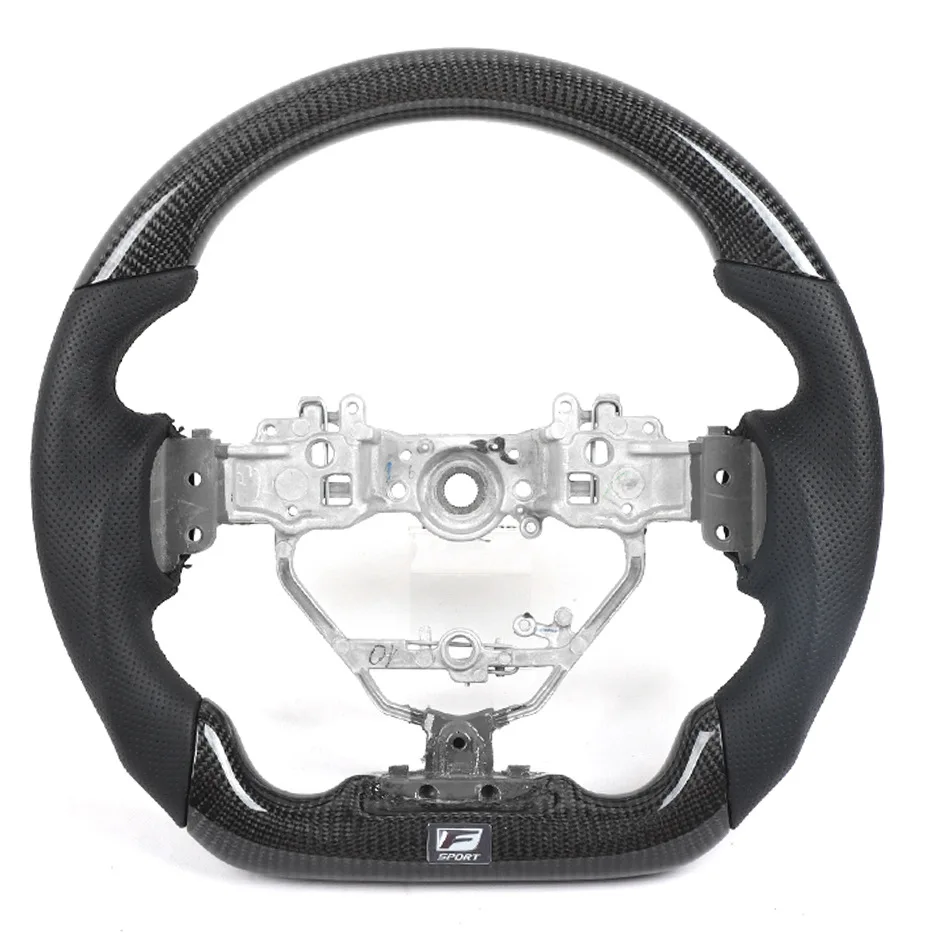 

Half Perforated Leather Forged Carbon Fiber Steering Wheel 2006 For Lexus Rcf Is250 Is 350 2008 2007