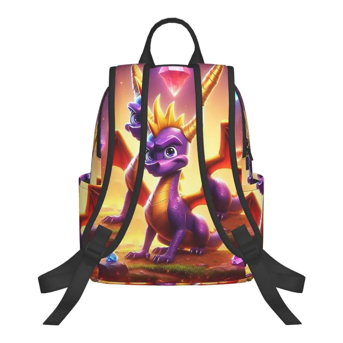 Ice Spyro Student Backpack School Bag Hiking Travel Daypack for Boys Girls Bookbag Shoulder Bags