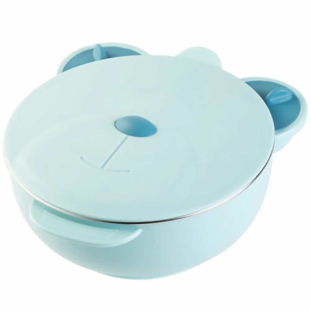 

Suction Bowl Kid's Lunch Box Large Divided Plate Cup Bowls with Base Safety Baby for Container Cover
