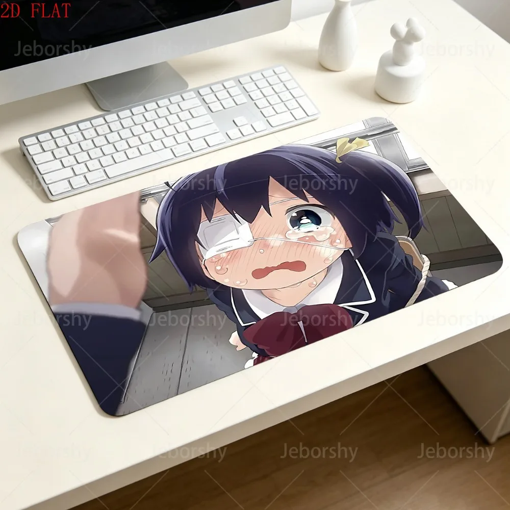 

Love, Chunibyo & Other Delusions Rikka Takanashi Large Desk Pad Non-slip Gaming Mouse Pad For PC Laptop Room Decor