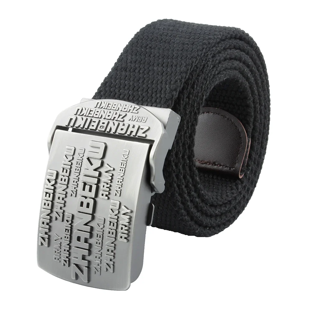 2023 NEW ZHANBEIKU ARMY Men Outdoor Training Belt High-quality Alloy Belt Buckle Is Applicable To Obesity 140cm