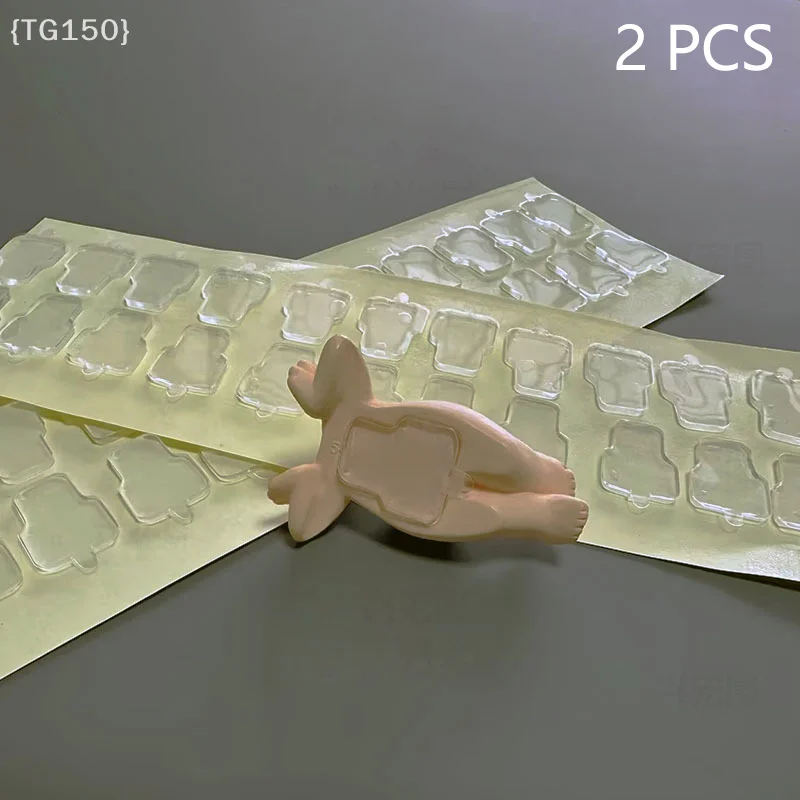 

【Ja】2 шт. нано-двусторонняя лента — прозрачная, высоковязкая, с сильным клеем для крепления моделей и декоративных элементов кукол