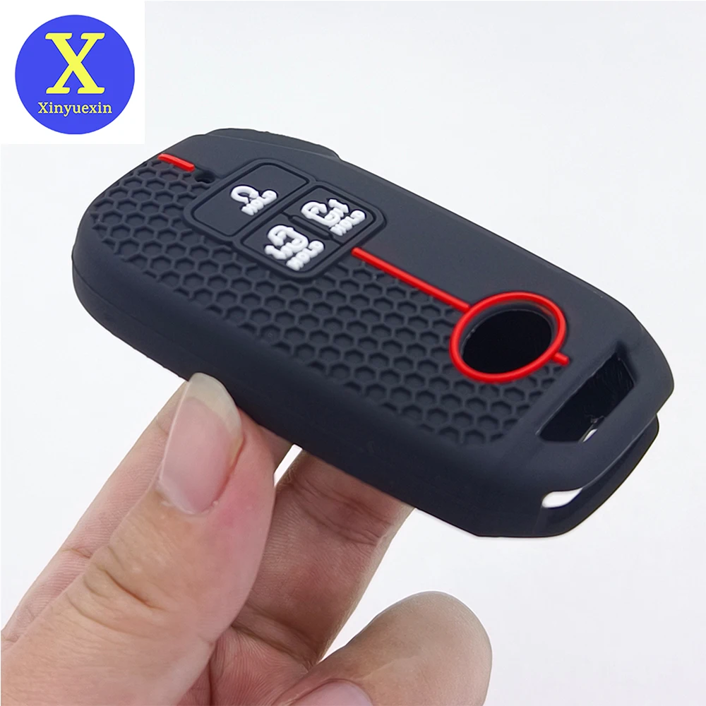 Xinyuexin Silicone Car Key Cover Case Remote for Kia Carnival 4 2022 Generation K5 Sportage Stinger Sorento Car Accessories