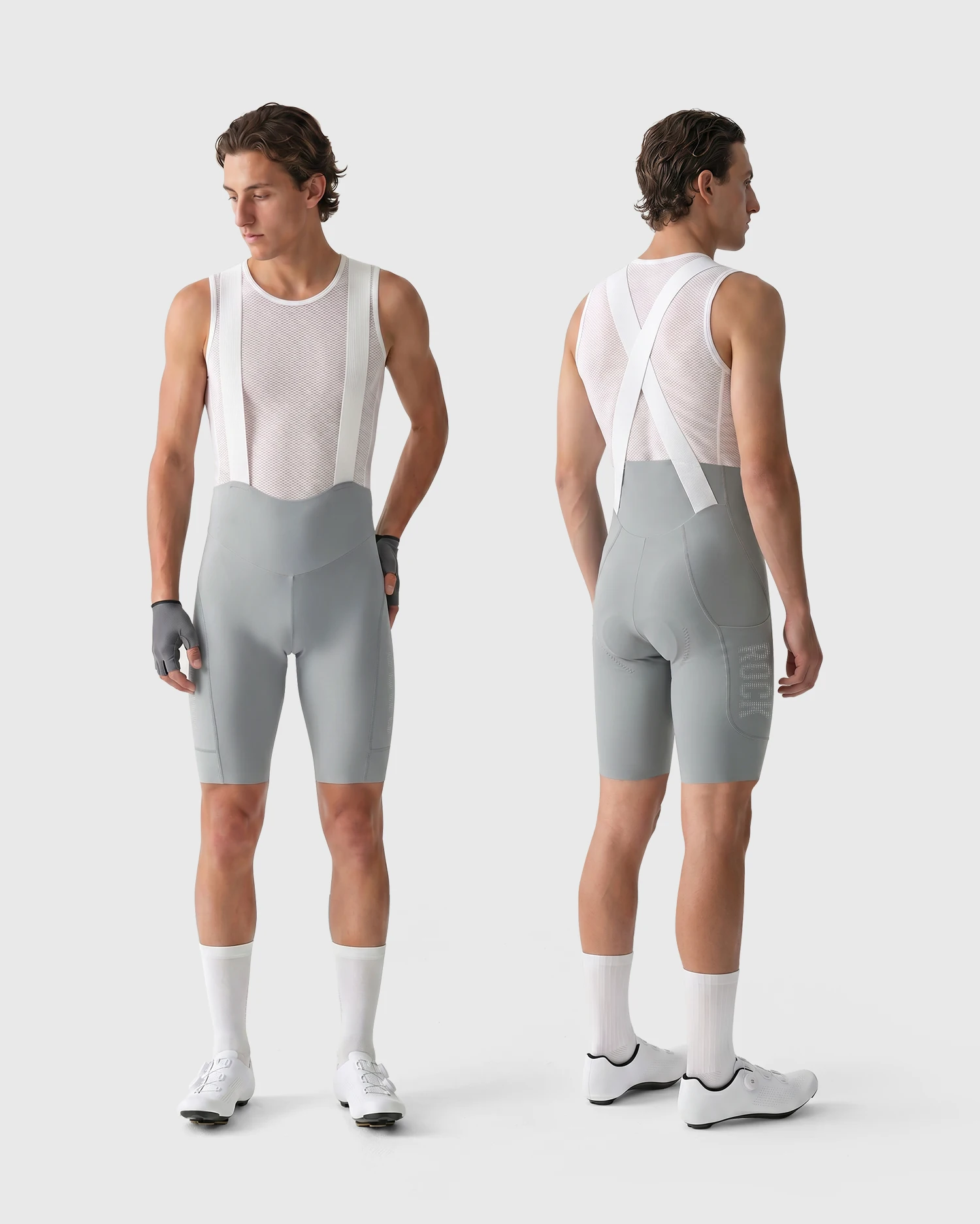 ROCKBROS Herren-Radlerhose, Sommer, 3D-Druck, mit integriertem Polster, antibakterielle, atmungsaktive Fahrrad-Latzhose. – Detail 25