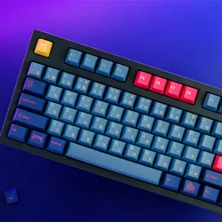 Kabuki Town Keycap Set Cherry Profile Cherry Profile DYE Sublimation PBT Keycaps For Mx Switches Mechanical Keyboard